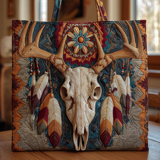 The Deer Spirit Quilted Tote