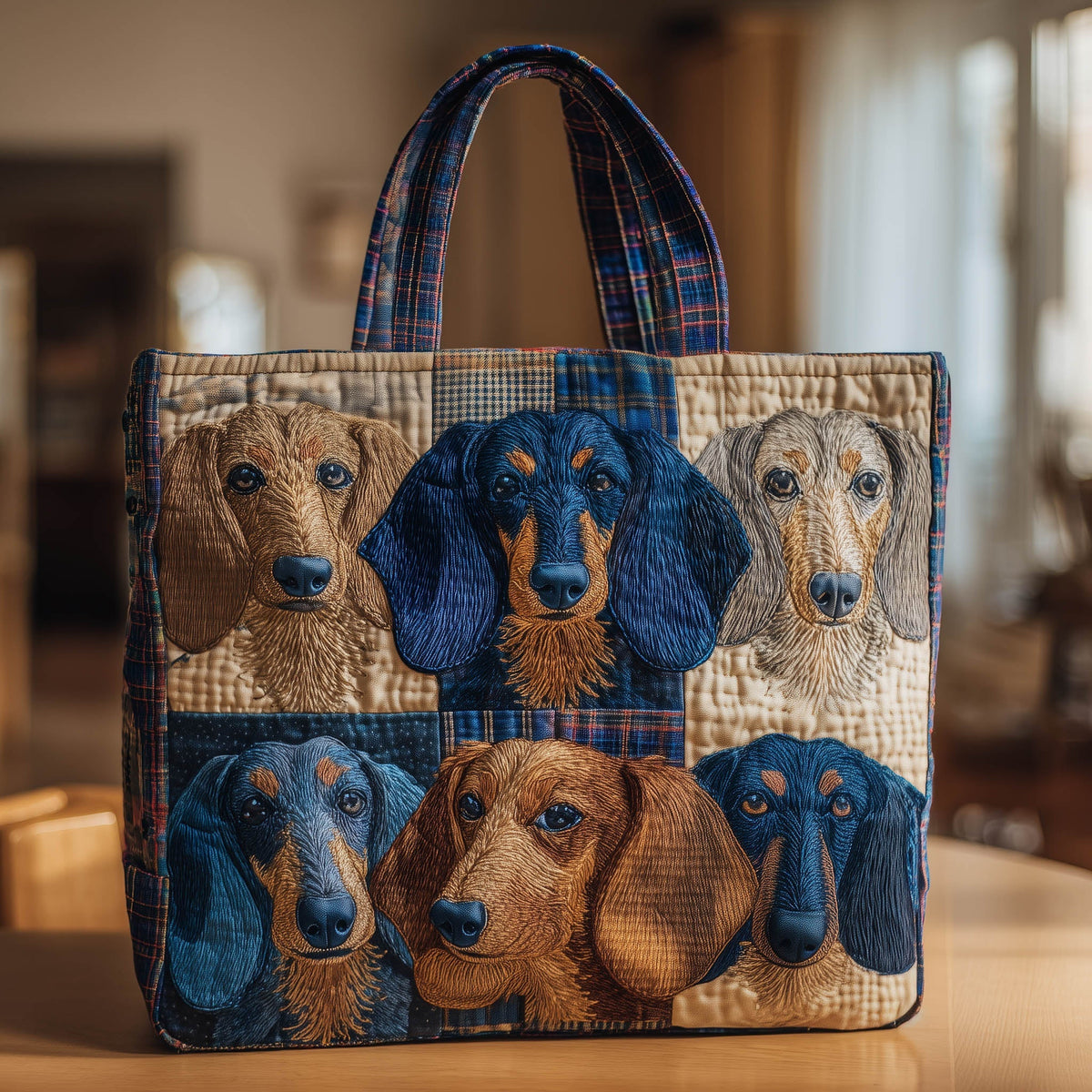 Everyday Dachshund Dogs Tote Bag