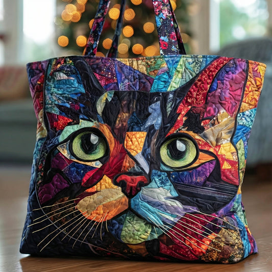 Everyday Kitten Quilted Tote Bag