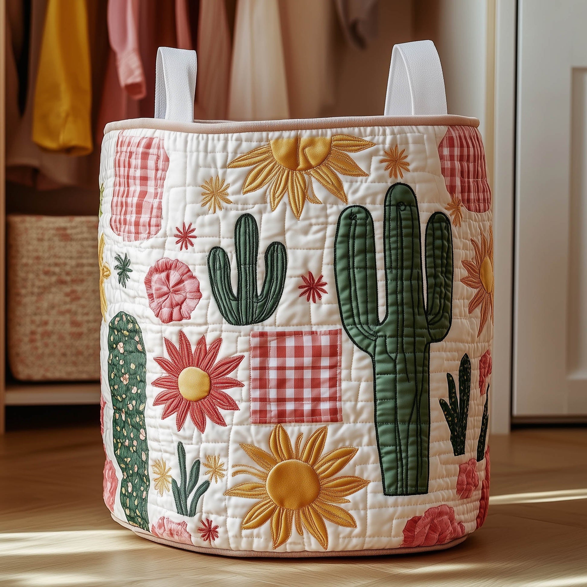 Sunshine Cacti Laundry Tote Bag