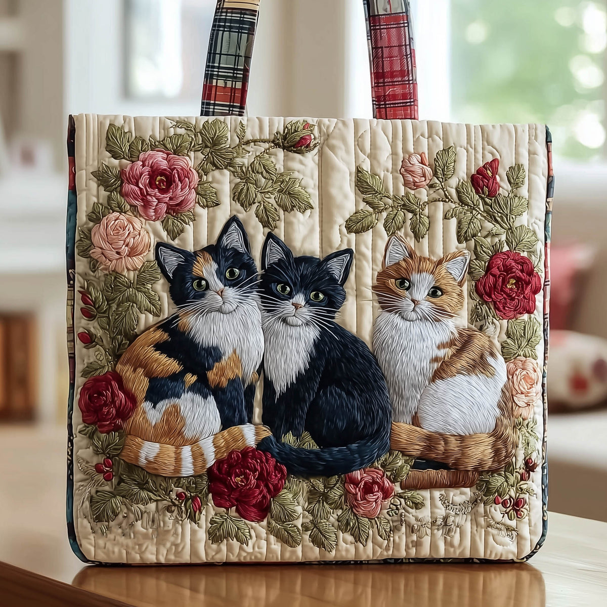 The Kitty Rose Bush Tote