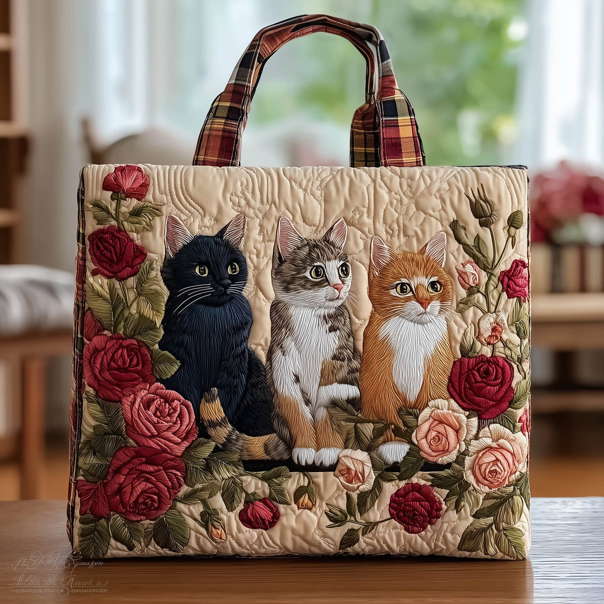 The Kitty Rose Bush Tote