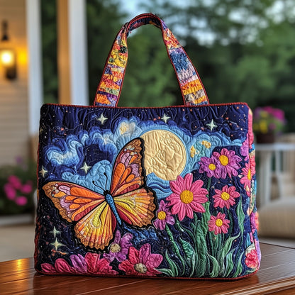 The Lunar Wings Quilted Tote