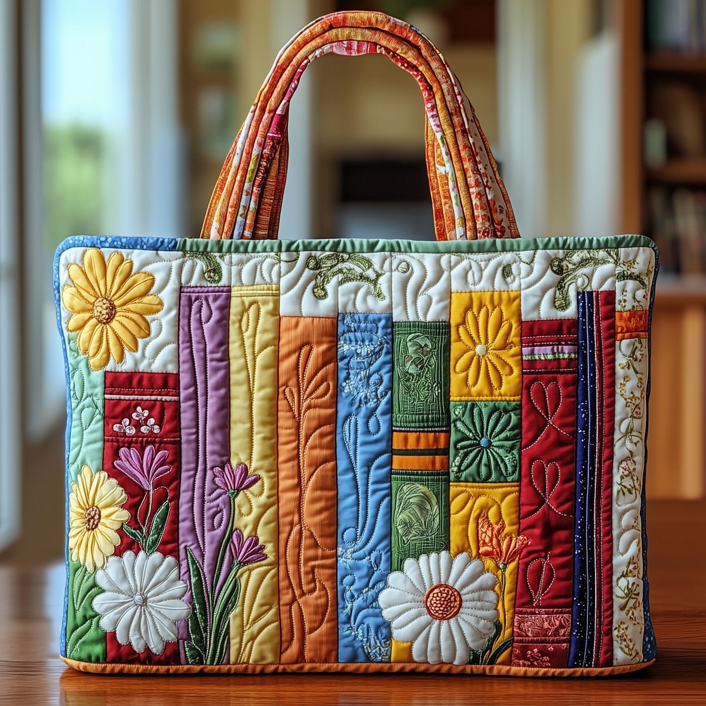 Everyday Blooming Book Tote Bag