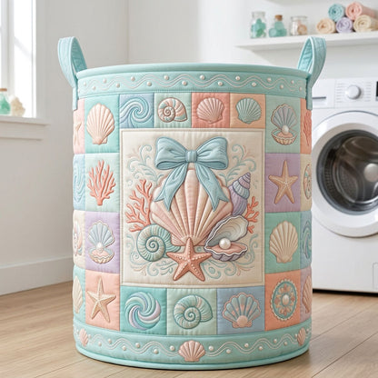 Seashell Gems Laundry Tote Bag