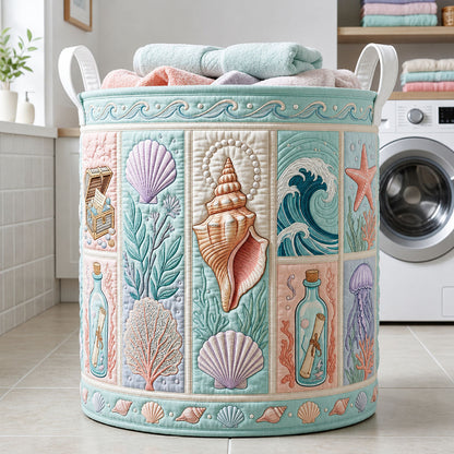 Ocean Creatures Laundry Tote Bag