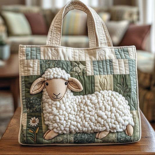 The Gentle Sheep Quilted Tote