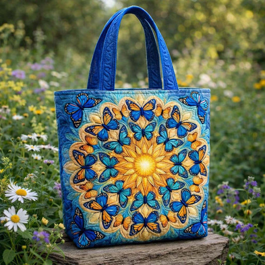 The Butterfly Serenity Quilted Tote