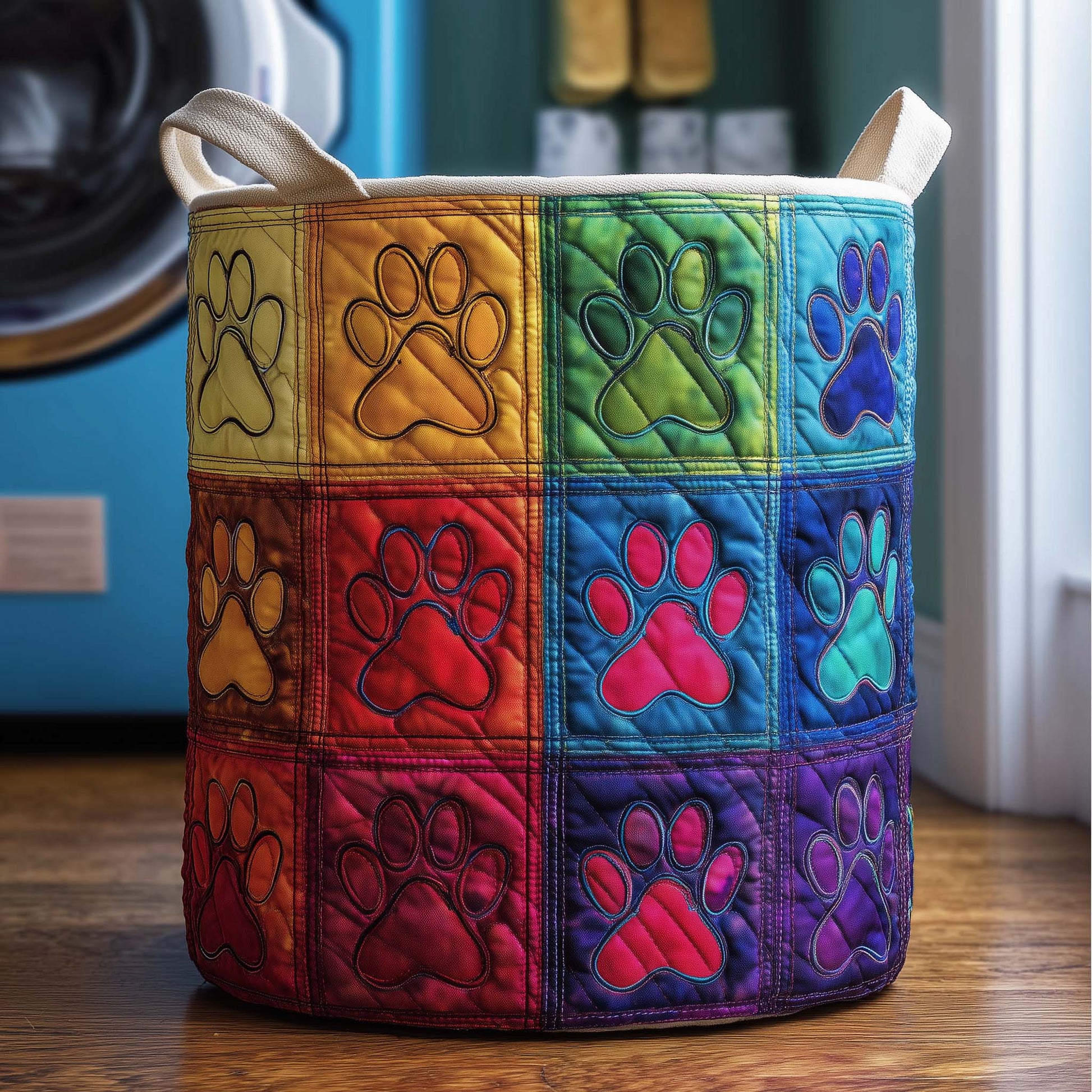 Everyday Colorful Quilted Tote Bag