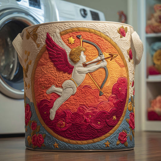 The Golden Arrow Quilted Laundry Basket Tote