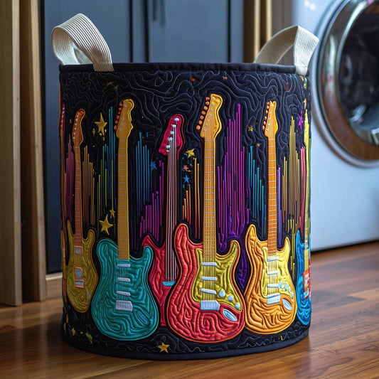 The Neon Strings Quilted Laundry Basket Tote