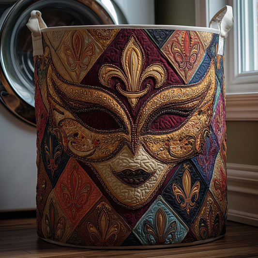 The Regal Crown Quilted Laundry Basket Tote