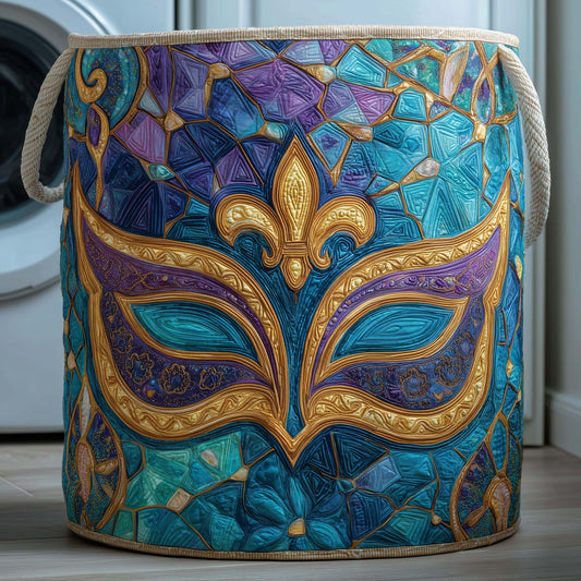 The Mosaic Masque Quilted Laundry Basket Tote