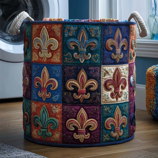 The Festive Fleur Quilted Laundry Basket Tote