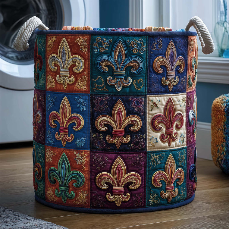 The Festive Fleur Quilted Laundry Basket Tote