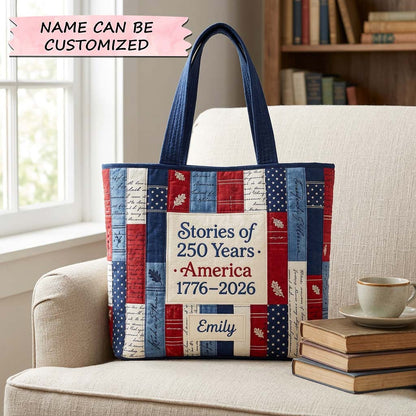 The Heritage Stories Quilted Tote