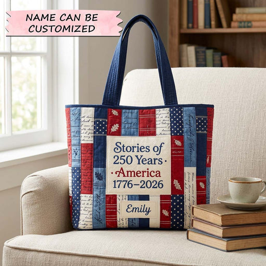 The Heritage Stories Quilted Tote