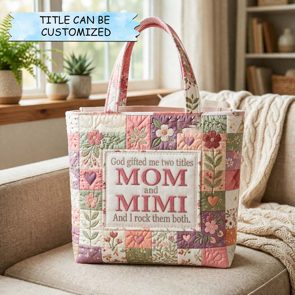 The Blossom Patchwork Quilted Tote