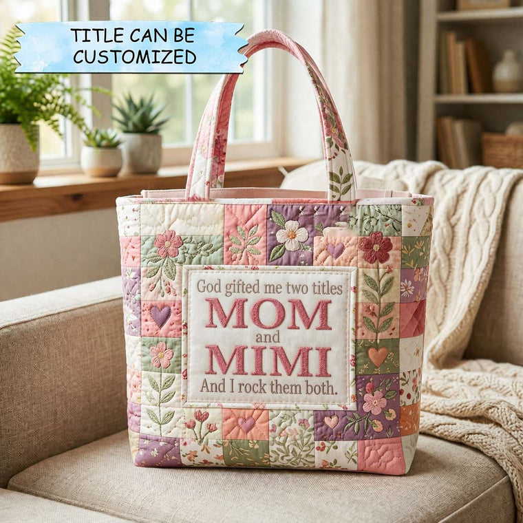 The Blossom Patchwork Quilted Tote