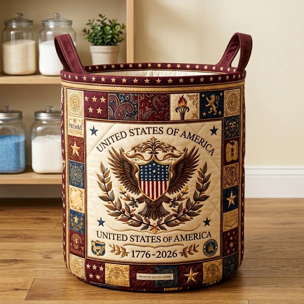 Herritage Patch Laundry Quilted Tote