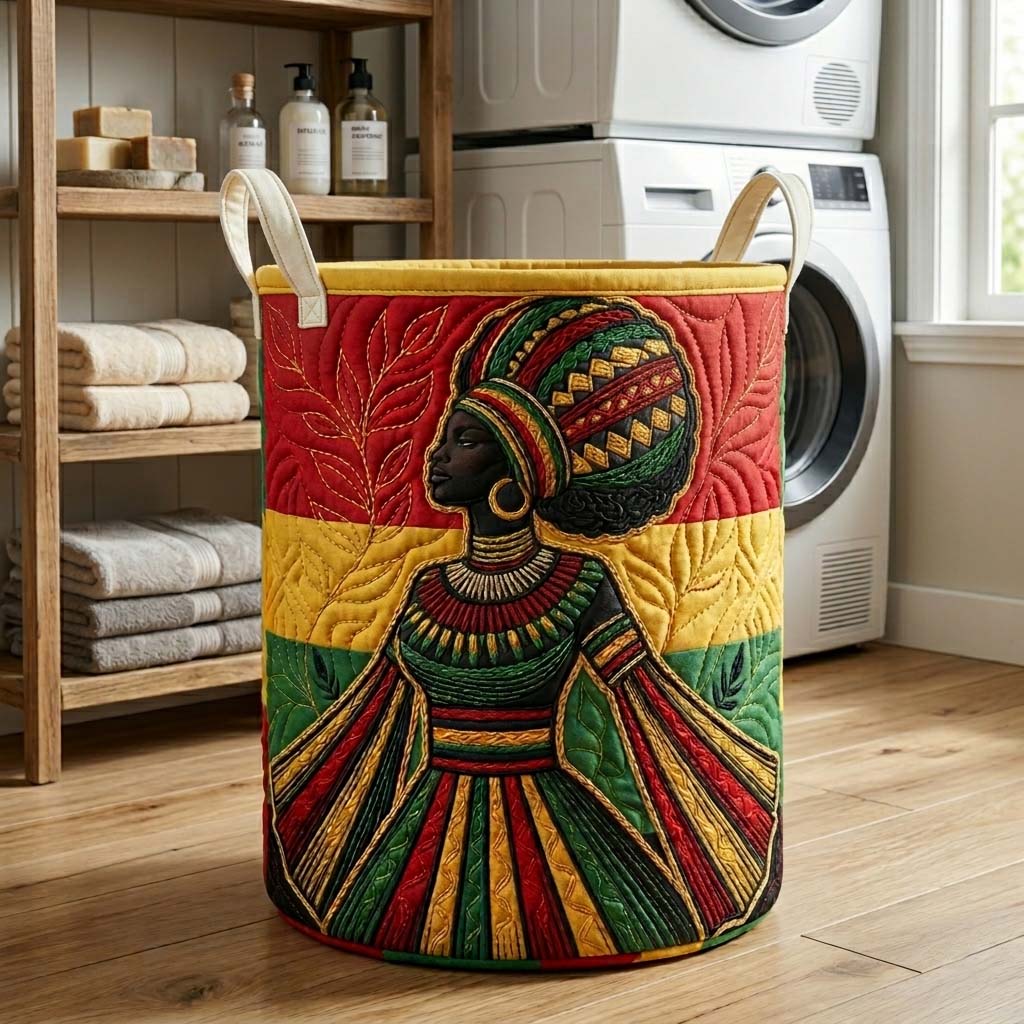Everyday African Woman Quilted Tote