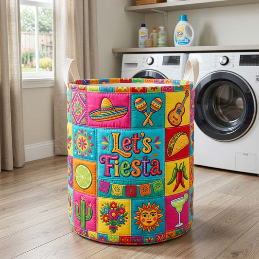 The Fiesta Icons Quilted Laundry Basket Tote