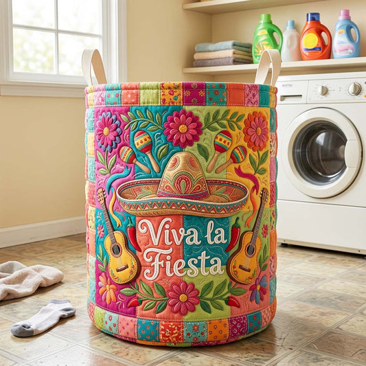 The Viva Fiesta Quilted Laundry Basket Tote
