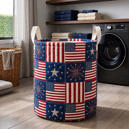 The Starfire Glory Quilted Laundry Basket Tote