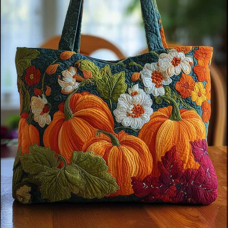 The Autumn Garden Quilted Tote