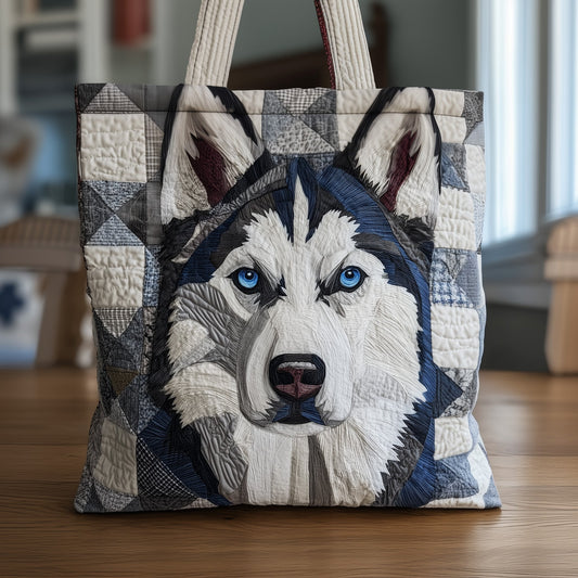 The Husky Charm Quilted Tote