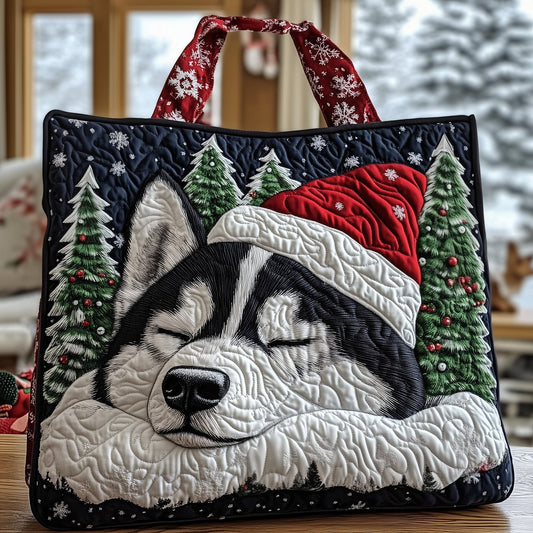Everyday Festive Husky Quilted Tote