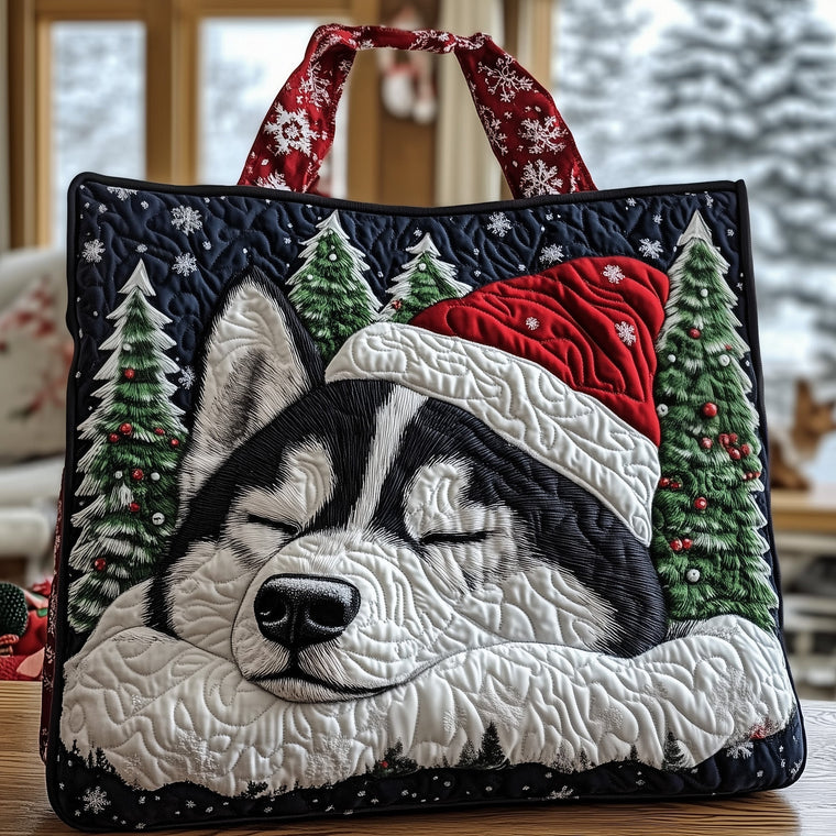Everyday Festive Husky Quilted Tote