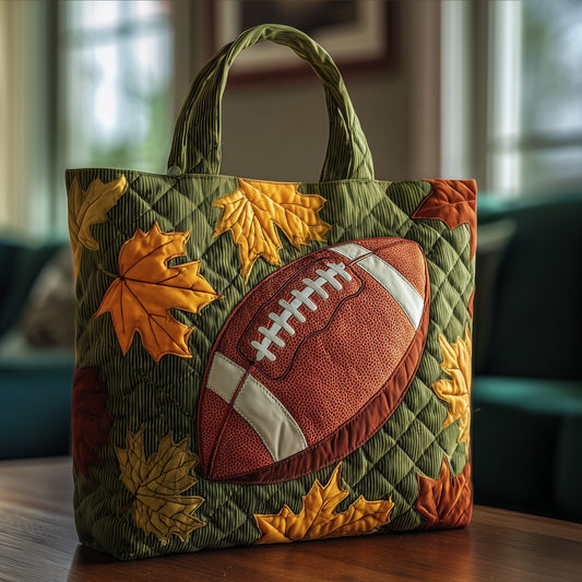 The Football Spirit Quilted Tote