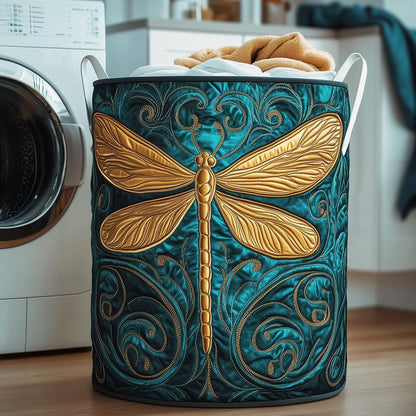 Dreamy Dragonfly Laundry Quilted Tote