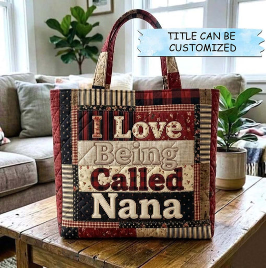The Nana Love Quilted Tote