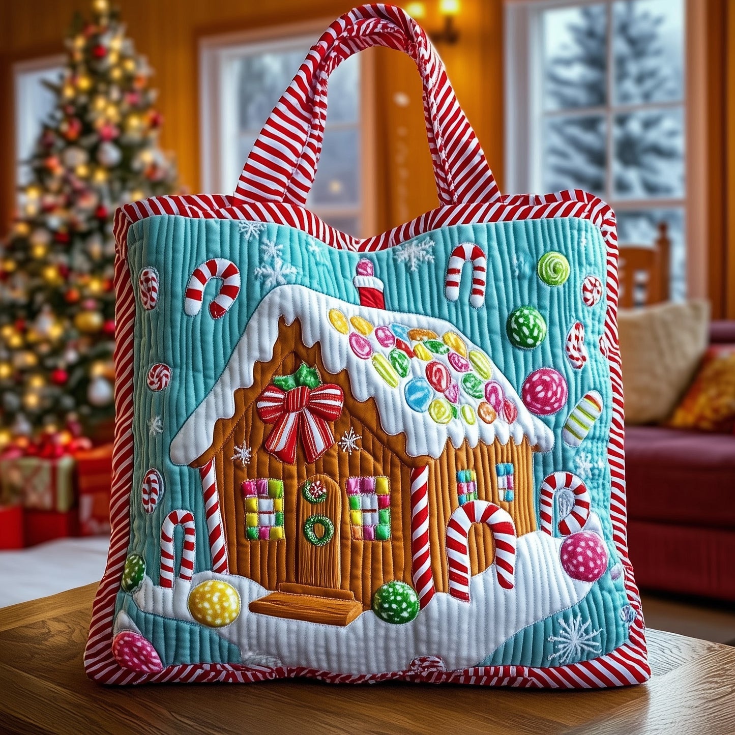 Everyday Candies Quilted Tote Bag