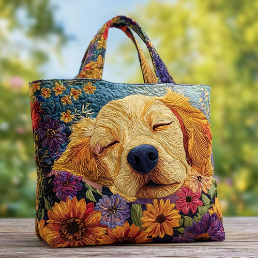 Golden Retriever Dog Tote Bag