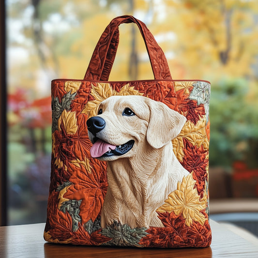 The Autumn Labrador Quilted Tote