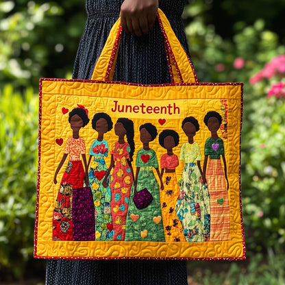 African American Women Quilted Tote