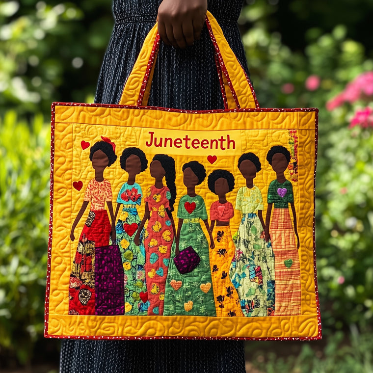 African American Women Quilted Tote