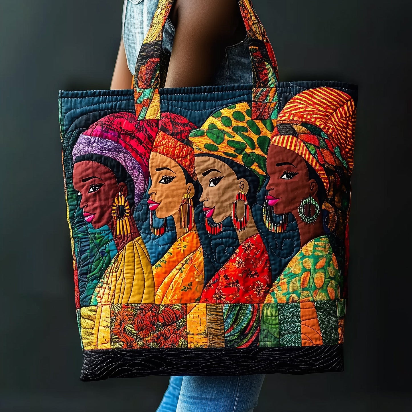 The Soulbound Roots Quilted Tote 3541