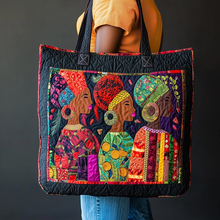 Soulbound Roots African Quilted Tote 3543