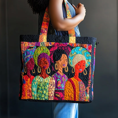 Soulbound Roots African Quilted Tote 3544