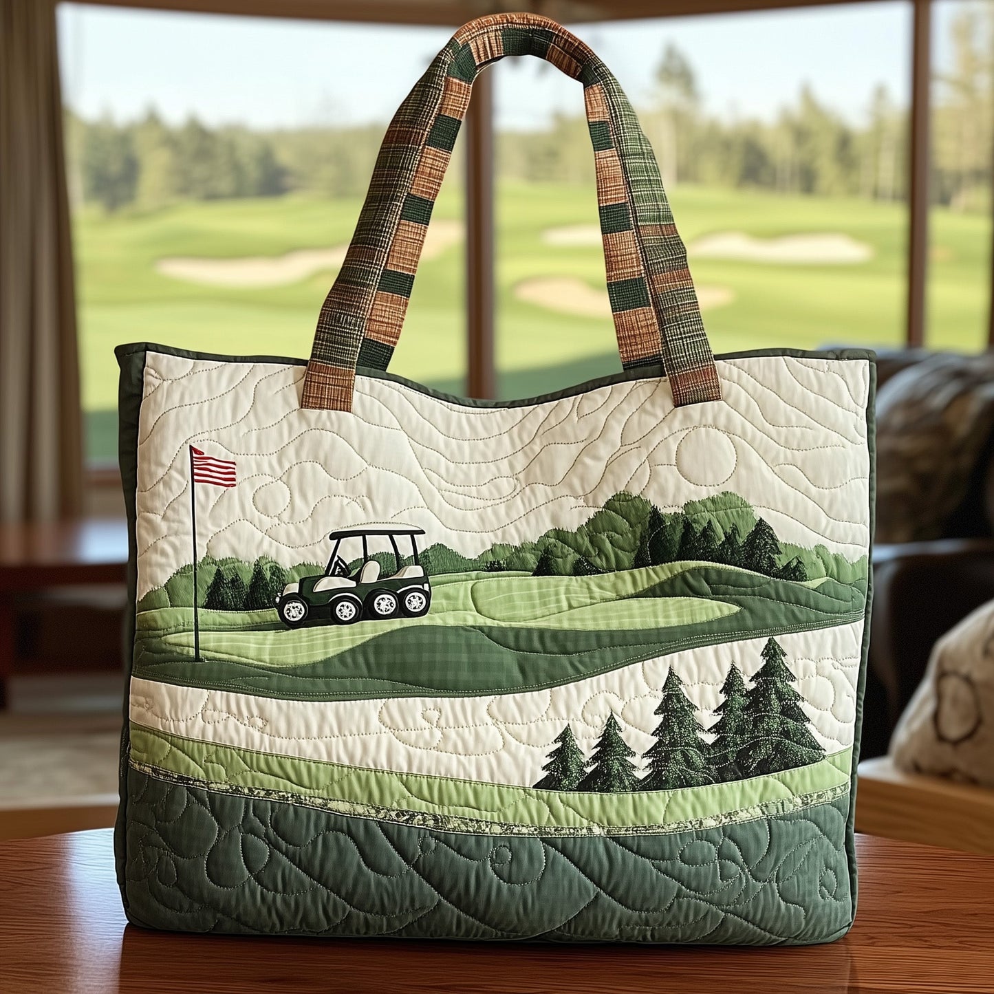 Everyday Golf Quilted Tote Bag