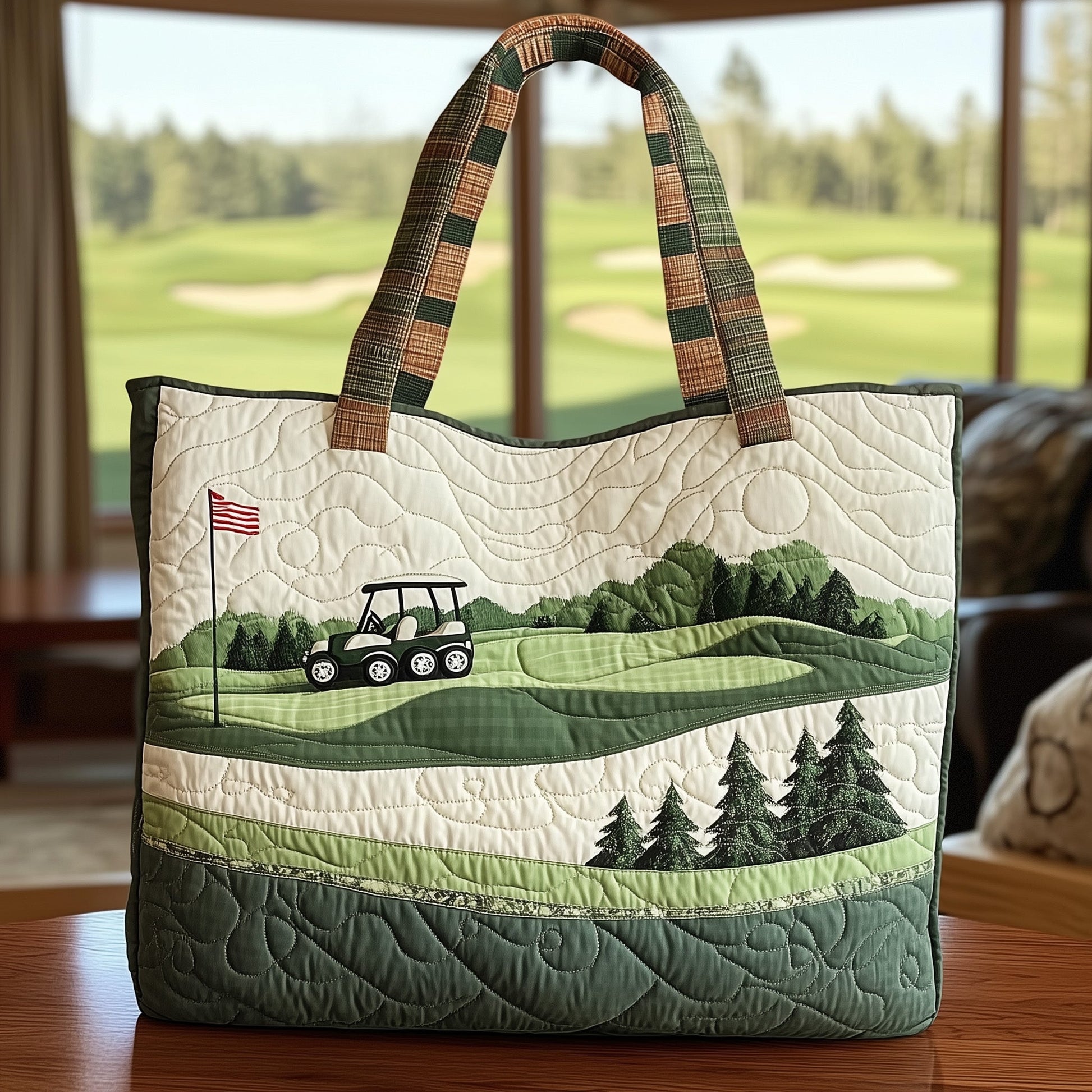 Everyday Golf Quilted Tote Bag