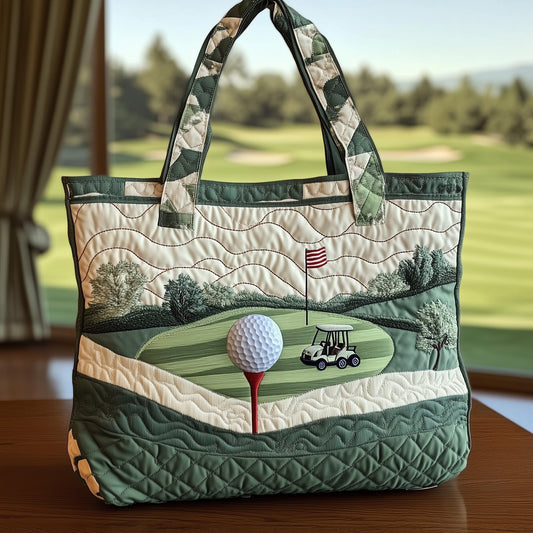 The Fairway Dream Quilted Tote 3728