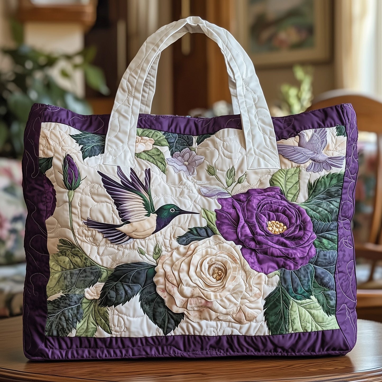 Everyday Hummingbirds Flowers Tote Bag