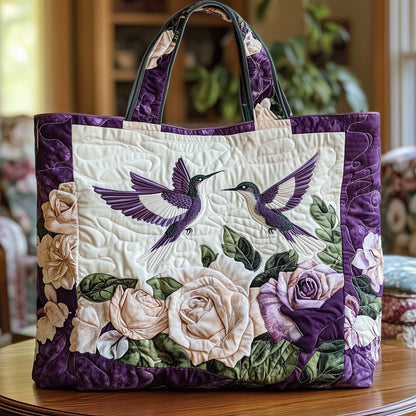 Everyday Hummingbirds Roses Tote Bag
