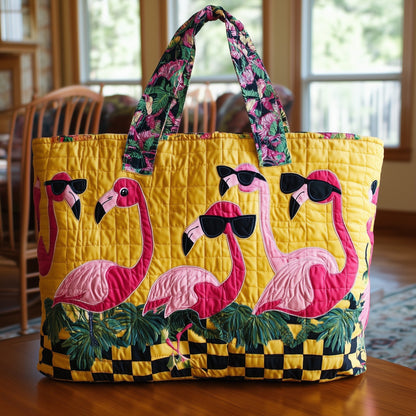 Everyday Pink Flamingos Tote Bag