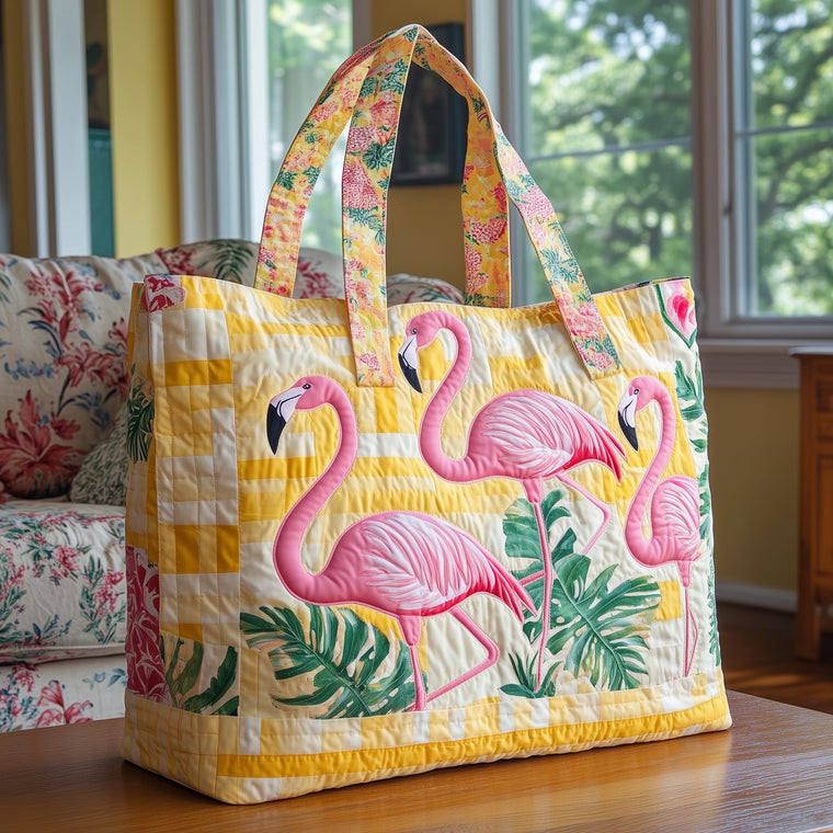 Everyday Quirky Flock Quilted Tote